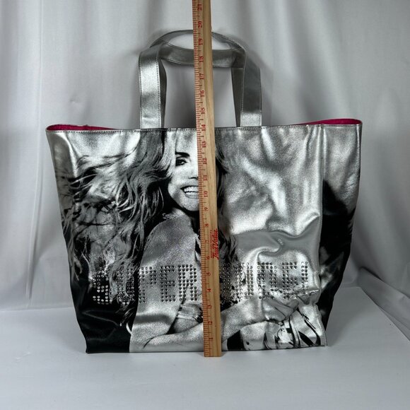 Victoria's Secret VS Y2K Heidi Klum Supermodel Limited Edition Silver Tote READ - Picture 11 of 12